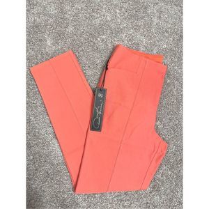 Diane Gilman DG2 Womens Pullon Pants Leggings Stretch Coral Size Medium NWT